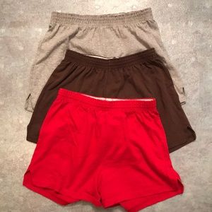 6 pack of Soffe shorts